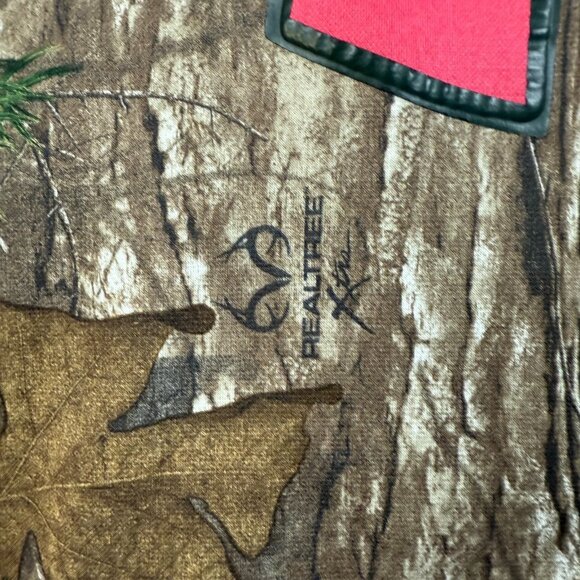 Under Armour Realtree Camo Hoodie Womens Medium Hot Pink Logo Semi-Fitted Jumper - Picture 6 of 9